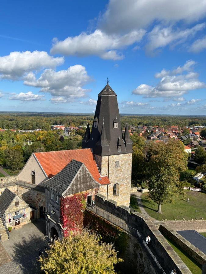 "An Der Alten Muehle 1" Fewo 120 Qm, Zwei Grosse Schlafzimmer, Suedbalkon, Gartenterrasse & Wallbox Bad Bentheim Eksteriør bilde